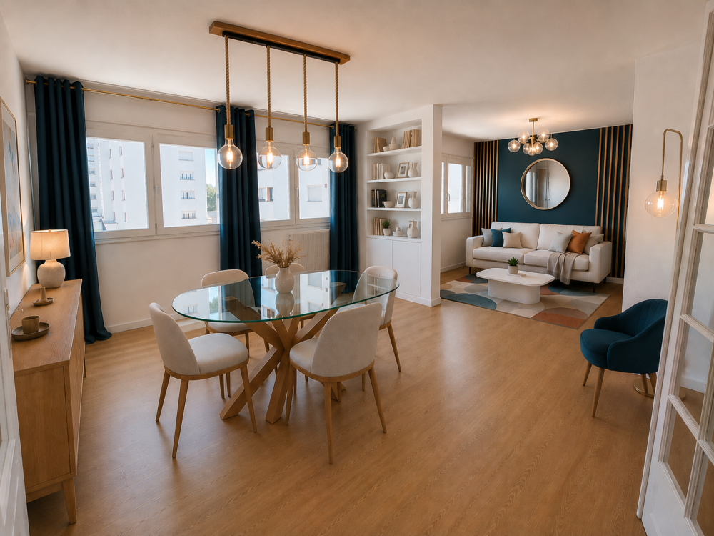 à vendre – type 4 quartier velpeau proche gare – séjour IA