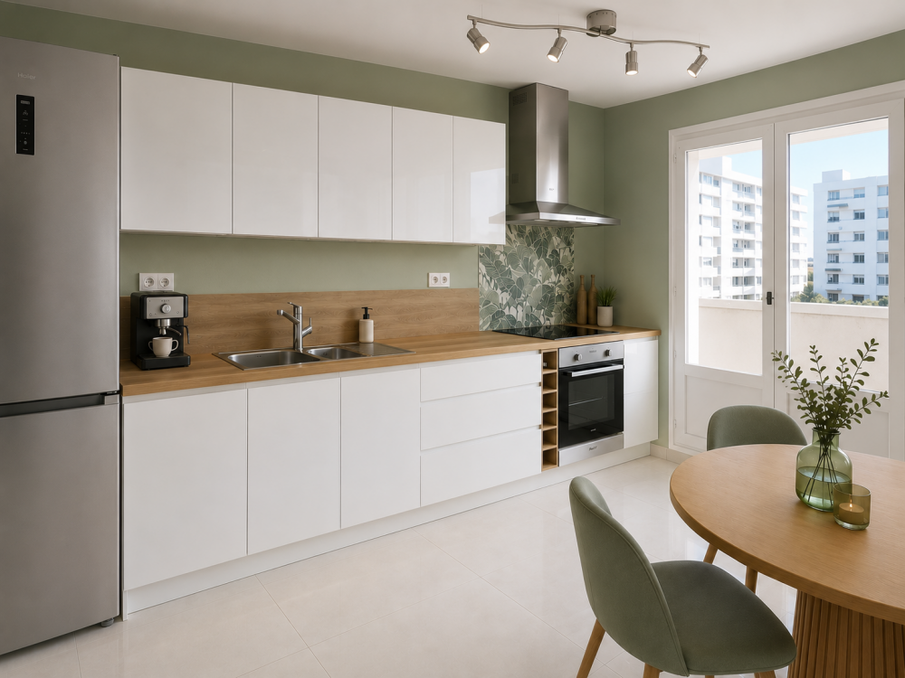 à vendre – type 4 quartier velpeau proche gare – cuisine IA