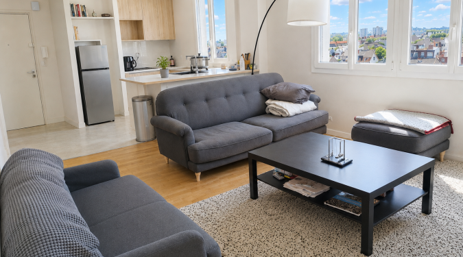 à vendre - T3 vue sur prébendes - quartier grammont tours - pièce principale