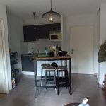 T2 à vendre loué Chambray-Lès-Tours terrasse parking – pièce de vie et cuisine