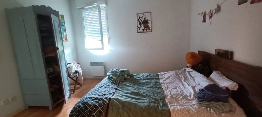 T2 à vendre loué Chambray-Lès-Tours terrasse parking – chambre