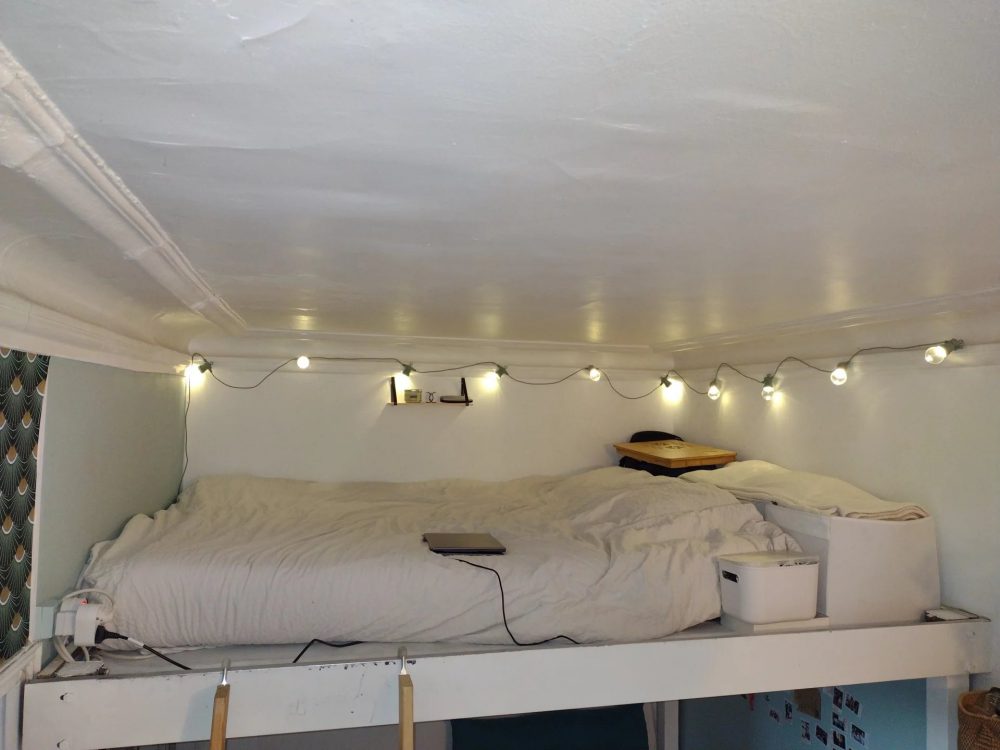 studio meublé paris 11ème à vendre – mezzanine