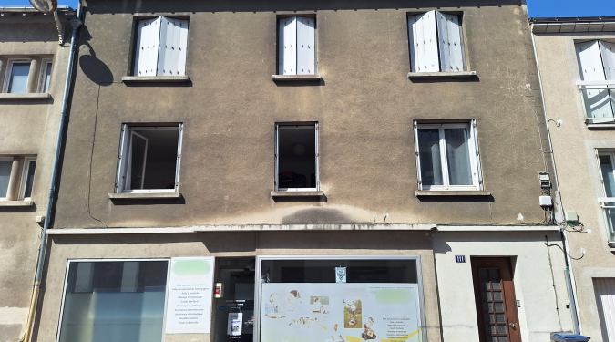 A vendre - Immeuble bureaux et appartements loués tours grammont - Facade