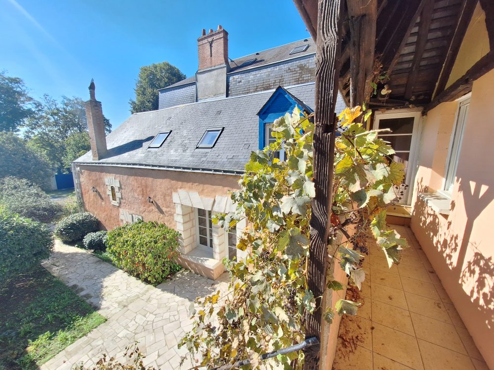 à vendre maison Rochecorbon Loire – Façade est
