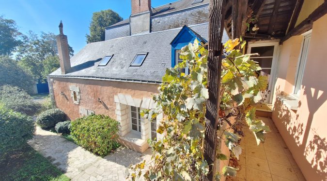 à vendre maison Rochecorbon Loire - Façade est