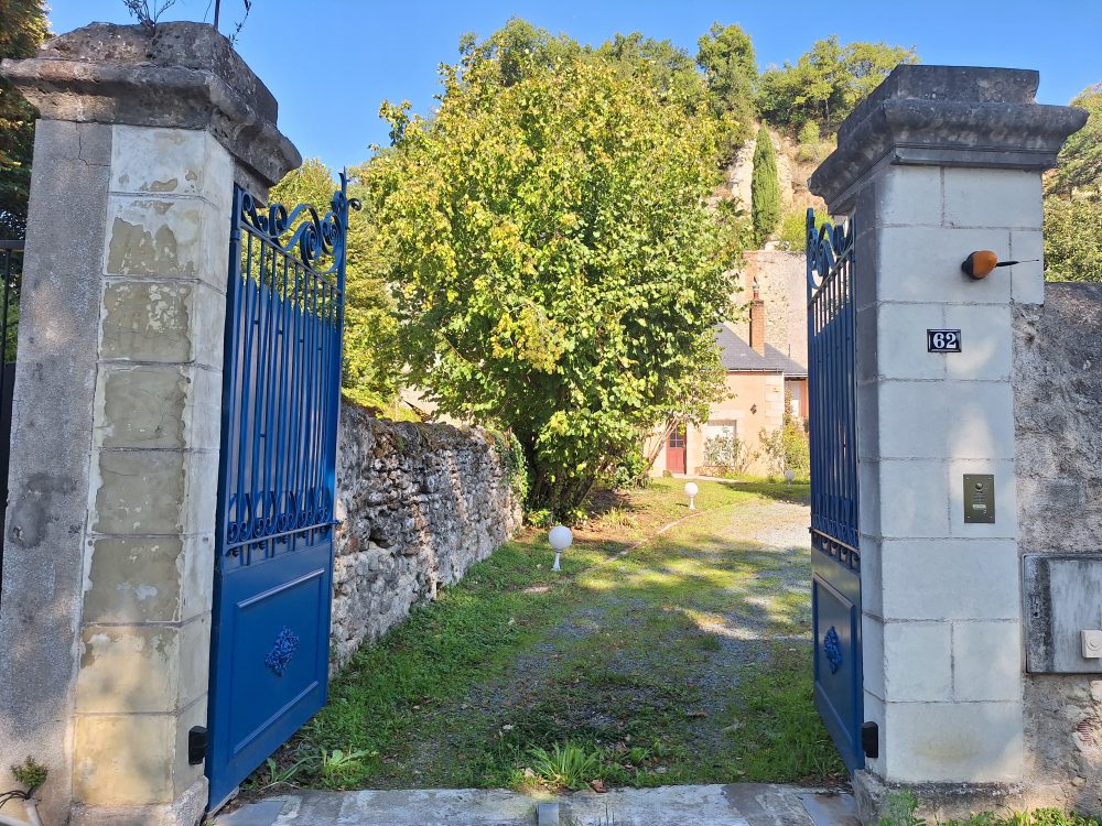 à vendre maison Rochecorbon Loire – Portail électrique