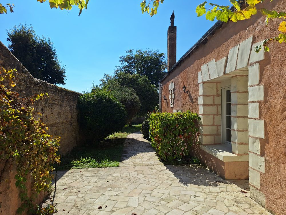 à vendre maison Rochecorbon Loire -terrasse intimiste