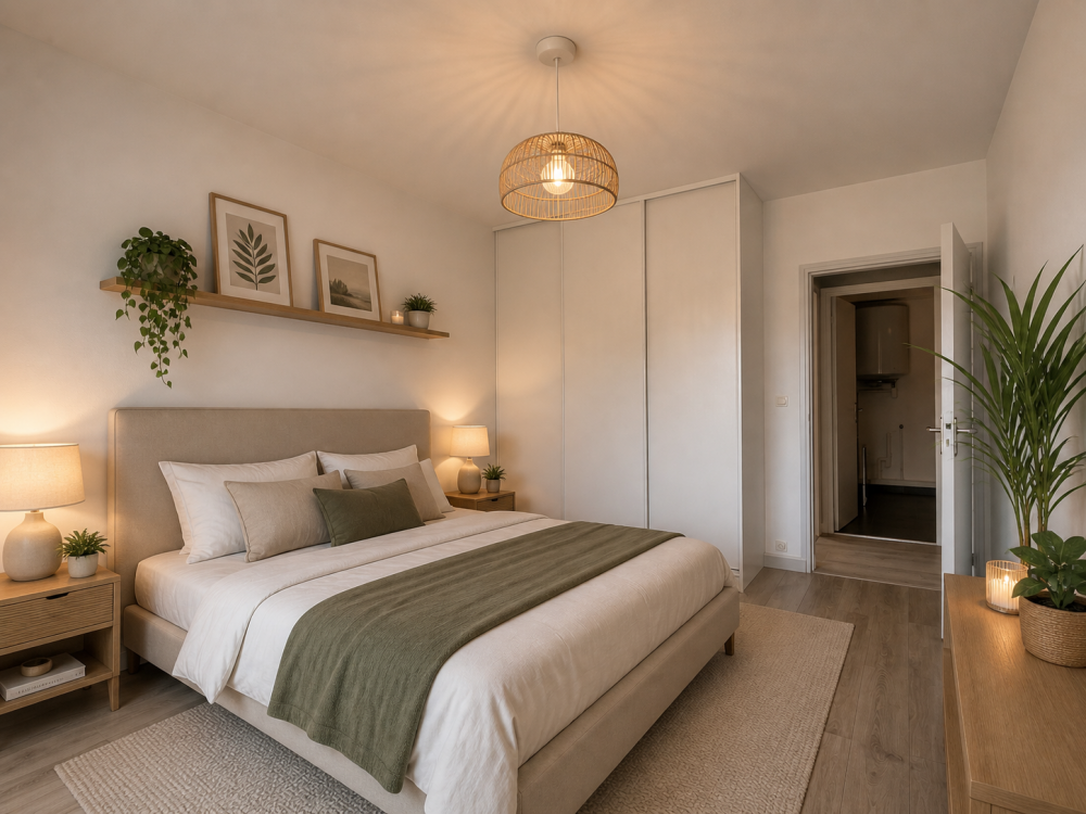 chambre aménagée ia
