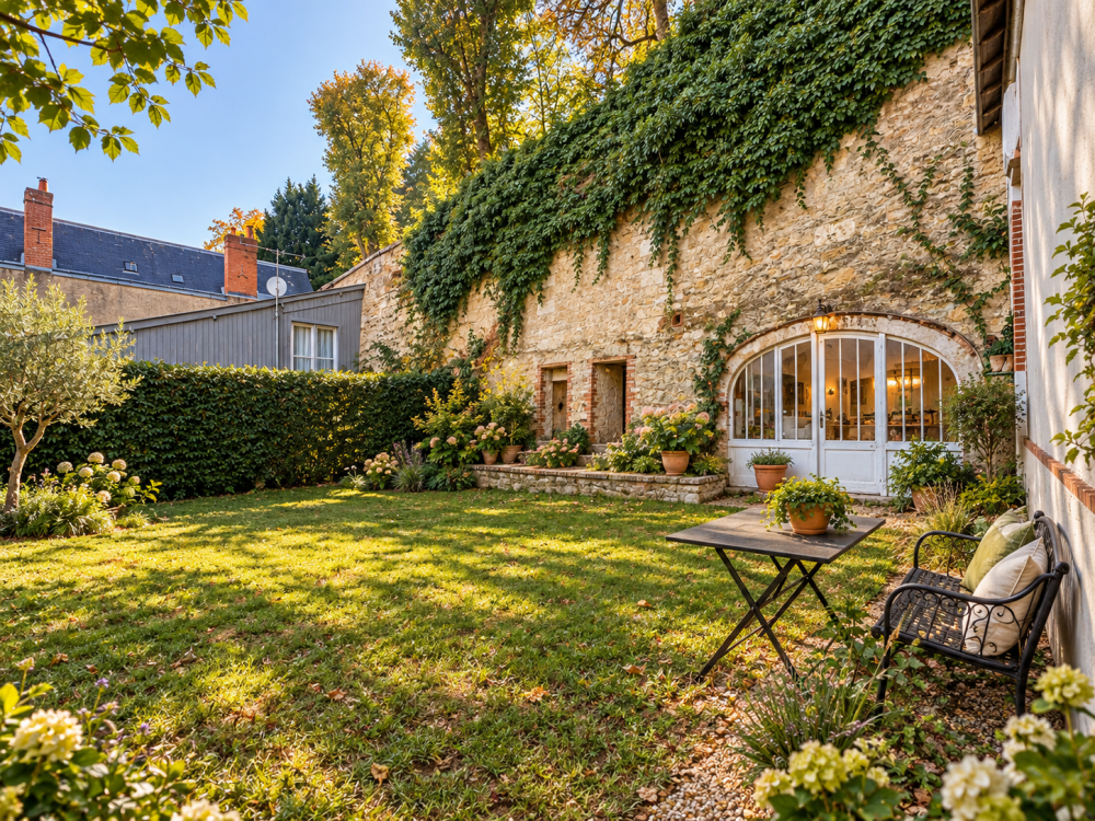 à vendre – maison ou local professionnel vouvray – jardin