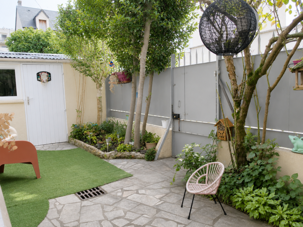 à vendre maison de ville Grammont – jardin