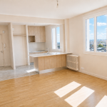 à vendre – T3 vue sur prébendes – quartier grammont tours – pièce principale avec cuisine ouverte