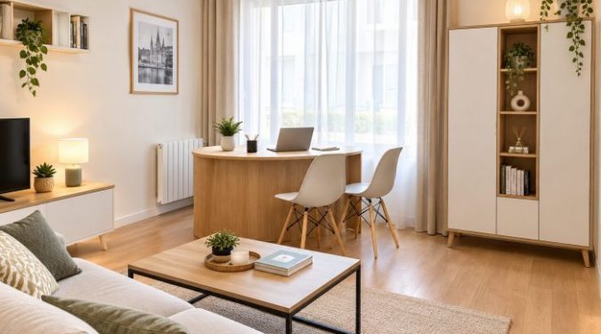 à vendre - T2 hyper centre-ville habitation ou professionnel gare jean jaurès - pièce principale 2