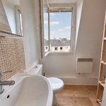 Salle de douche avec WC