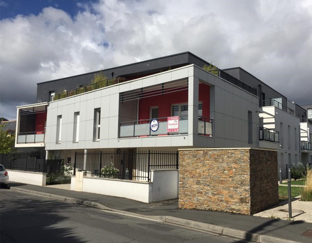 Vue façade  Appartement Type 3 de 60 m2 env. avec jardin à louer sur Tours-Nord | LOCATION 37.FR