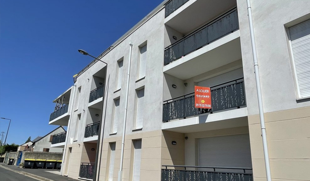 Vue façade immeuble appartement type 3 de 60 m2 à louer sur Tours Nord | LOCATION 37